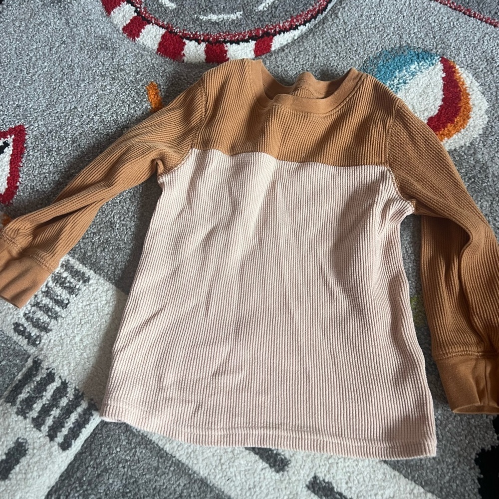 Cat & Jack Kids Striped and Colorblock Long Sleeve Tops Bundle 3T - Picture 6 of 7